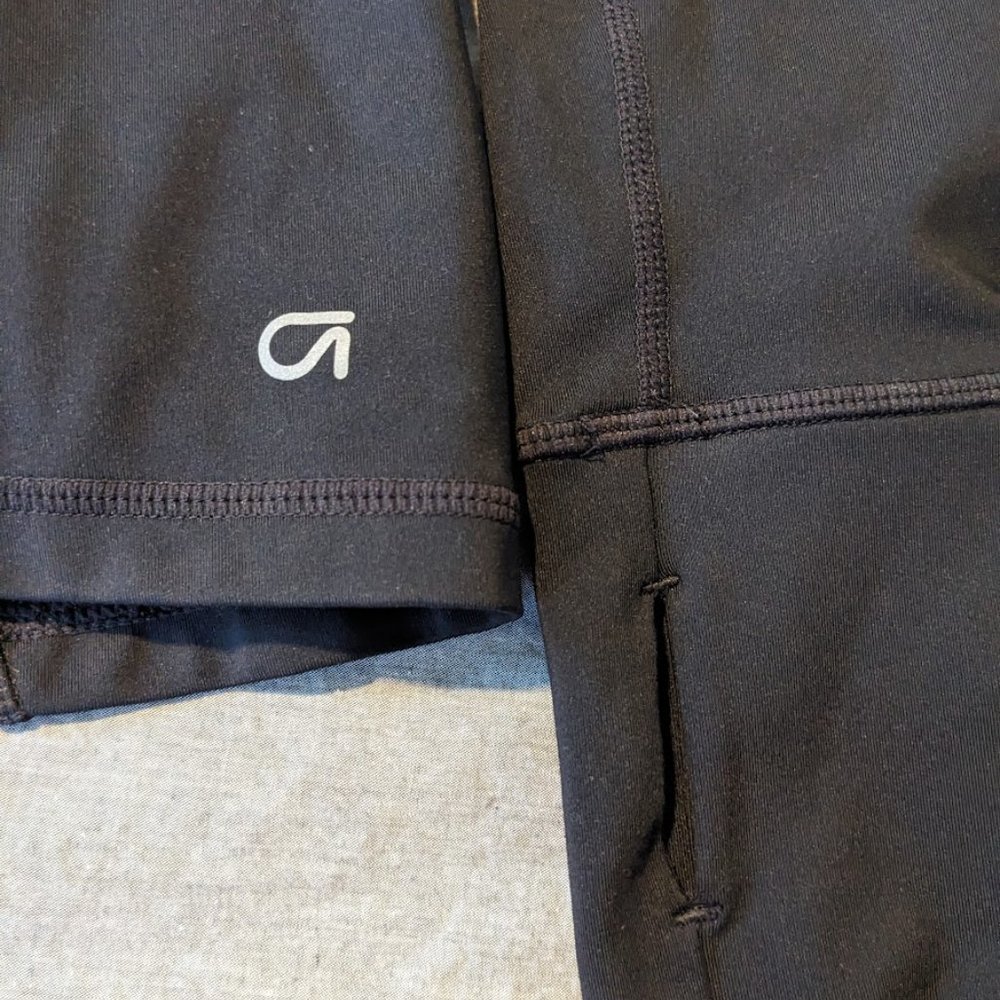 GapFit Small Cold Weather Athletic Quarter Zip Small Black - Picture 2 of 5